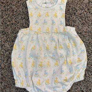 The Proper Peony Duck Print Baby Romper